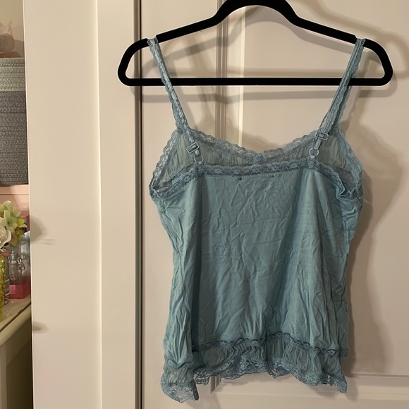 Blue Lace & Crinoline Top - Picture 5 of 12